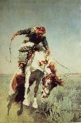 William Herbert Dunton Bronc Rider painting